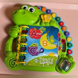 Leap Frog Dinos Delightful Day Book Learning English Toy ABC Electronic Kids